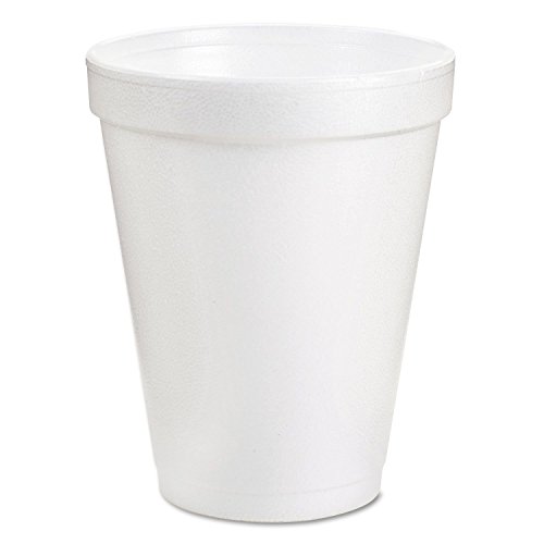Dart 8J8 Foam Cup Hot or Cold, 1000 per Case, 8 oz.