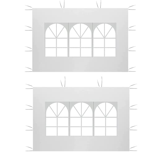 Paneles Laterales para Carpa Cenador con Ventana, 2PACK 2 x 3M