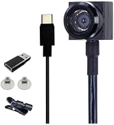 Amazon.co.jp: M@Q 小型カメラ WEBカメラ 4K ケーブルレンズ オート