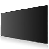 マウスパッド ・ゲーミングマウスパッド 80x30cm キーボードパッド 滑り止め/防水/耐久性 汚れ防止 高精度表面 PC・ノートPC・キーボード対応 オフィス 作業用 ゲーミングデスクマットXL【Black Pattern】