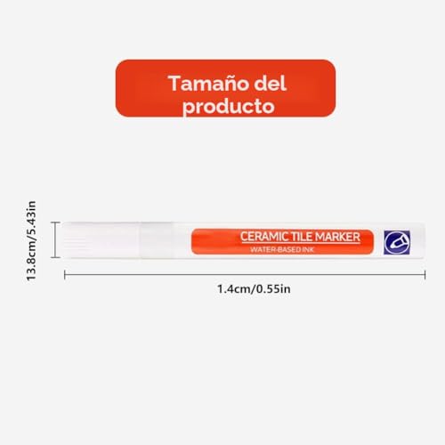 Miniatura 2 de Lechada Blanca,Lápiz Para Juntas,Bolígrafo Para Azulejos,Barra De Pared, Mortero Lápiz De Restauración,Para Restaurar De Reparación Baldosa Lechada En Baños Y Cocinas Agitar Antes De Usar