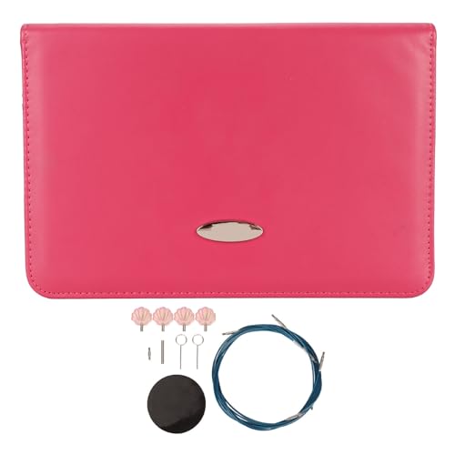 Aiguilles à tricoter circulaires interchangeables : kit tricot 12 paires avec étui
