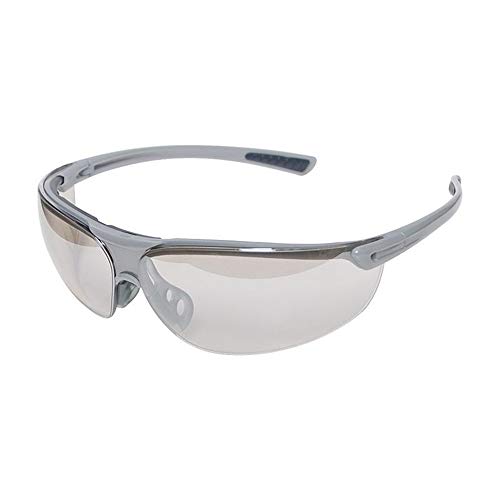 Preisvergleich Produktbild Sicherheitsbrille mit umlaufenden Gläsern, Antibeschlag-Beschichtung, kratzfest, mit Anti-Rutsch-Griffen, UV-Schutz Nebel-Schutzbrille, verstellbar, Grau