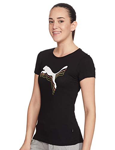 Image of PUMA Women's Printed Regular Fit T-Shirt