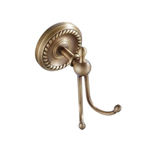 Image of Antique Bronze Robe Hooks for Bathroom Towel Hook Storage Hook Wall Mounted