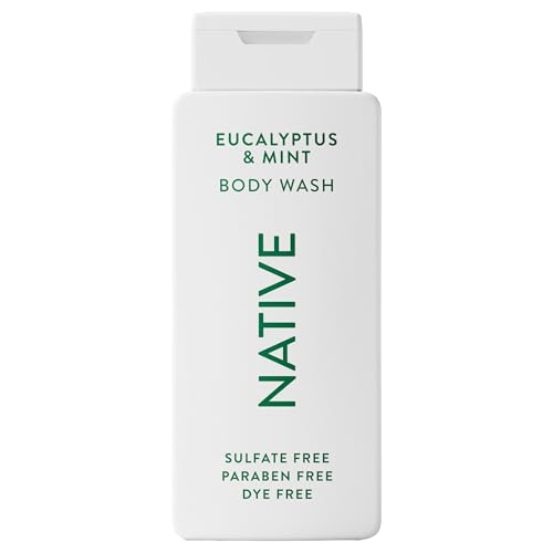 Native Body Wash Contains Naturally Derived Ingredients | For Women & Men, Sulfate, Paraben, & Dye Free Leaving Skin Soft and Hydrated | Eucalyptus & Mint 18 oz - 6