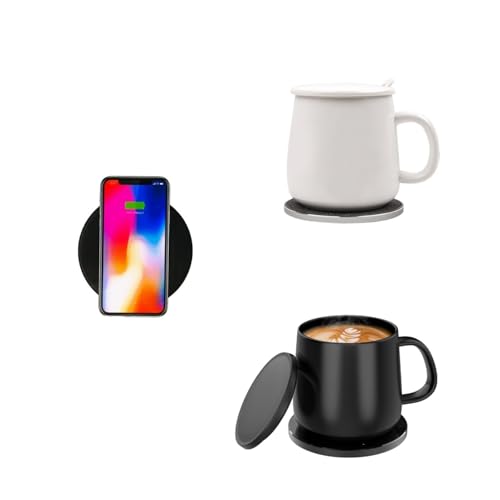 LOVETESSILE scalda tazza SCALDATAZZA caricatore usb wireless smartphone + TAZZA