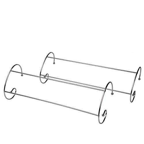 Hampine Pack of 2 Chrome Twin Radiator Indoor Clothes Airer Dryer Towel Rail