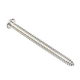 Mingzhe 304 Stainless Steel Countersunk Self Tapping Wood Screws 4.2mm*60mm Industrial Construction Fasteners Home Office Appliance Communication Equipment Ship Assembly (4.2mmx60mm)