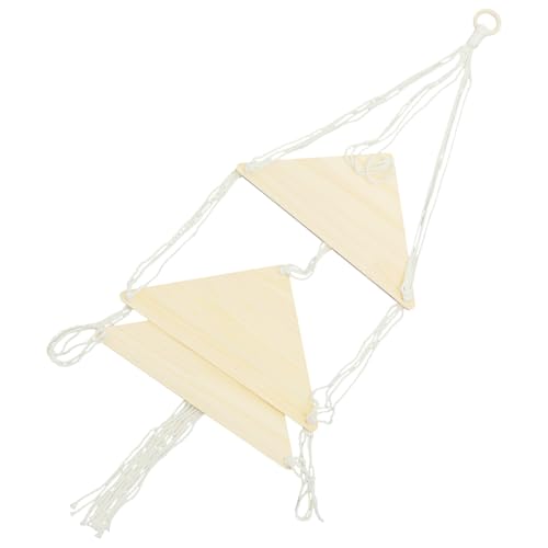Design mural triangulaire pour cette étagère suspendue bohème SEWACC