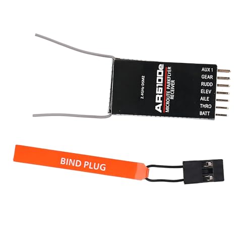 MinnowXY DSM2 AR6100E 6-Channel 2.4GHz Receiver Compatible DX6I DX7 DX8 DX18 DSX6 DSX9 Transmitter Helicopters - Thumbnail 7