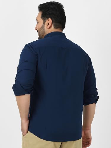 Image of Urbano Plus Men's Cotton Full Sleeve Regular Fit Casual Solid Shirt