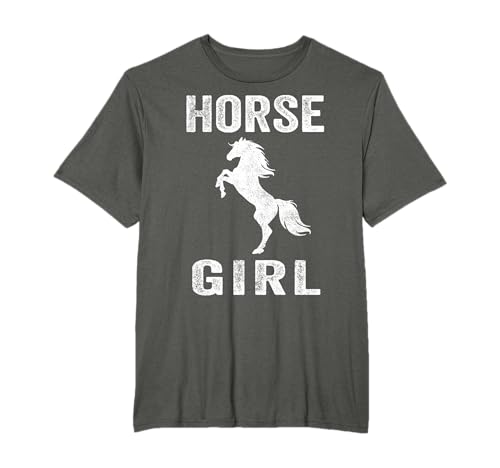 Horse Girl - Maglietta da donna "I Love My Horses Riding Gift Tee Maglietta
