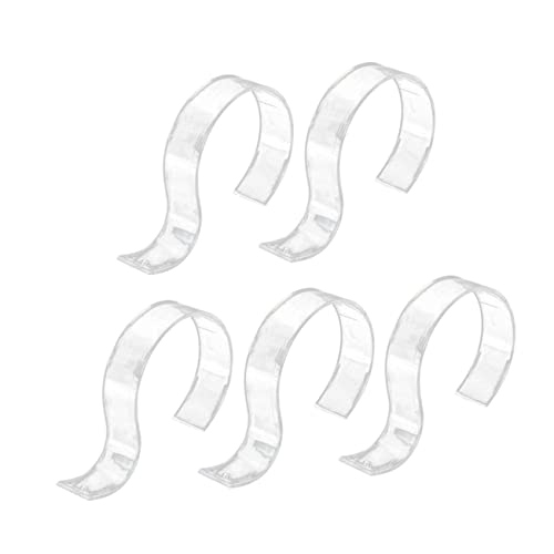 SOESFOUFU 5pcs Acrylic Belt Display Stands Men's Women's Belt Holder Rack Organizer for Closet Shop
