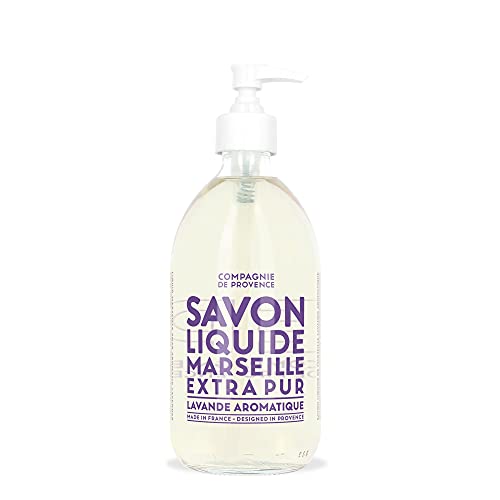 Compagnie de Provence® Flüssigseife Aromatic Lavender 500 ml | Lavendelduft | sanft, effektiv und beruhigend Cover