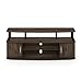 Furinno JAYA Large Entertainment Stand for TV Up to 55 Inch, Columbia Walnut/Black
