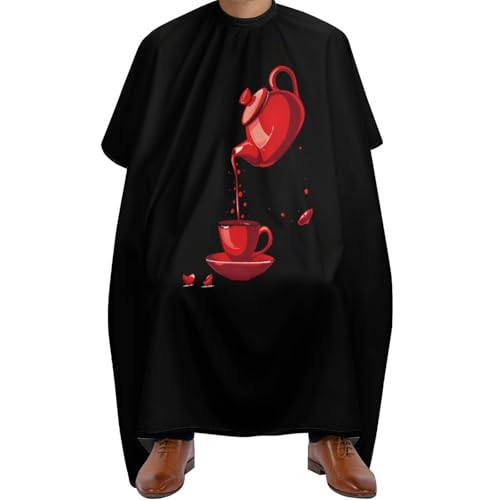 Cape de coupe théière et tasse ajustable pour adolescents au salon