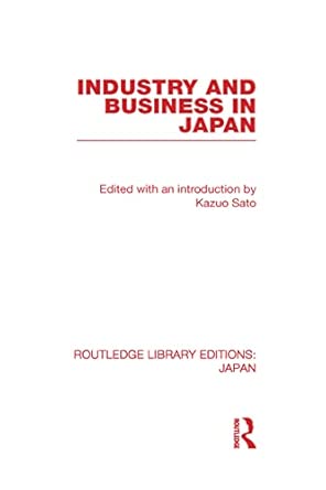 Industry and Business in Japan book cover