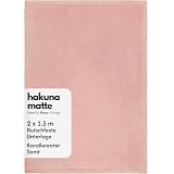 Hakuna Matte Wolkenweiche Spielmatte Baby 200x150x2,5cm, rosa