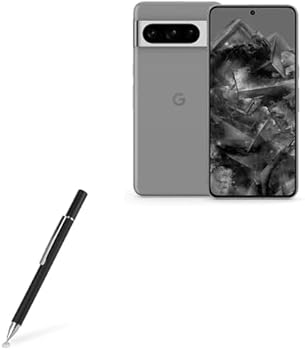 BoxWave Stylus Pen For Google Pixel 7 Pro - FineTouch Capacitive Stylus Jet Black