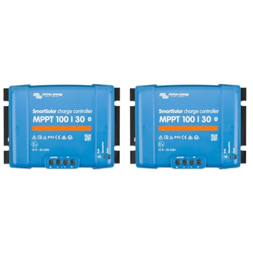Victron Energy SmartSolar MPPT 100V 30 amp 12/24-Volt Contrôleur de Charge Solaire (Bluetooth) (Lot de 2)