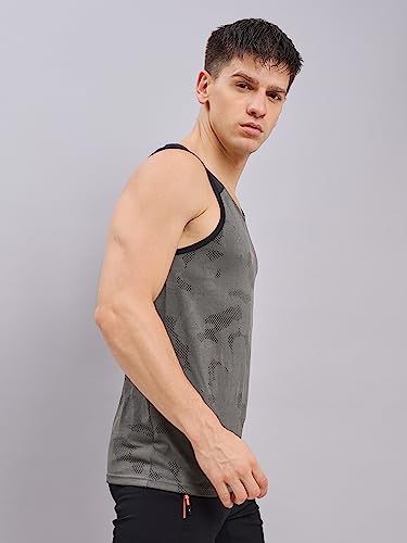 Image of TECHNOSPORT Mens Crew Neck Gym Vest
