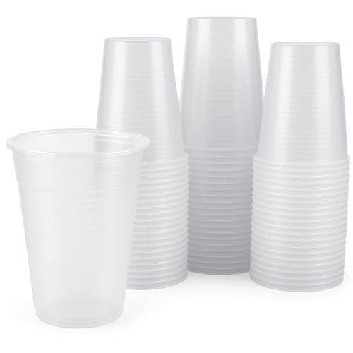 TG-GENT Transparente Plastikbecher 0 2l - 3000 Stück | Ideal als Trinkbecher Einweg für Party & mehr | Plastikbecher 200ml für Kaltgetränke | Partybecher Einmalbecher & Becher Einweg für unterwegs