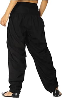 woman's plain cotton patiala salwar combo of 2 (free size) patiala || patiyala || patiala pants || cotton patiala || patiala combo (multicolour)