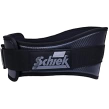Schiek Sports 3004 Carbon Fiber Lifting Belt - Power Lifting Gym Belts for Lower Back Support