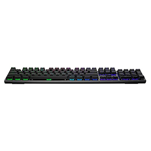 Image of Cooler Master SK653 Wireless Mechanical Keyboard with Low Profile Red Switches, Improved Ergonomic Keycaps, and Brushed Aluminum Design