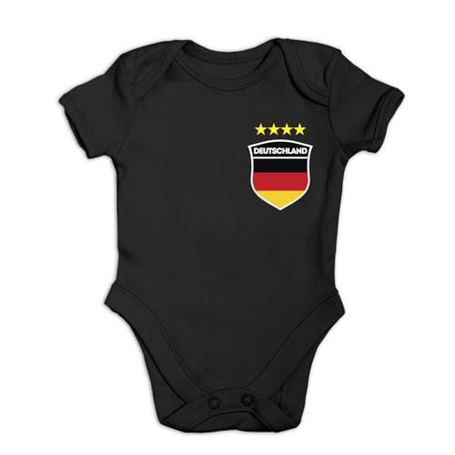 Body bébé football Allemagne coton doux fini les irritations de peau