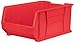 Akro-Mils 30289 Super-Size AkroBin Heavy Duty Stackable Storage Bin Plastic Container, (24-Inch L x 18-Inch W x 12-Inch H), Red, (1-Pack)