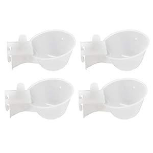 Yardwe 10pcs Paloma Bebedero automático y comedero Bebedero Cuenco Aves de Corral Sistema de riego de Aves