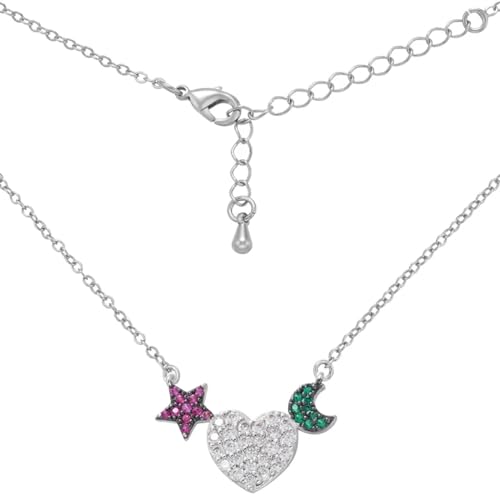 Collier lune pour hommes et femmes | Bijou chaîne ras de cou élégant