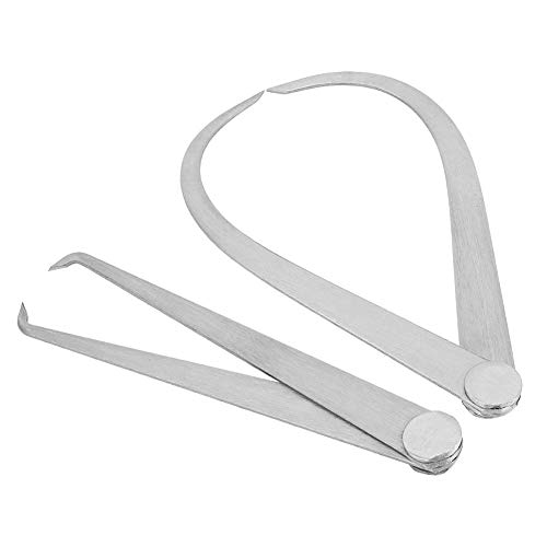 Juego de 2 calibradores interiores y exteriores de acero inoxidable 6 pulgadas miniatura 2