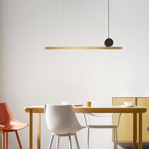 Luces colgantes doradas para transformar la barra de tu cocina e isla 4