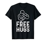 Free Hugs - Lustiges Brazilian Jiu-Jitsu BJJ T-Shirt