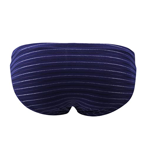 Sexy Men's Briefs Casual Striped Breathable Low Waist Body Sculpting Sexy Hot Underwear Sport G-String Bikini Thong