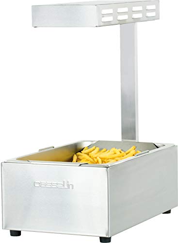 Casselin CCF3 - Calentador de patatas fritas GN 1/1 por infrarrojos