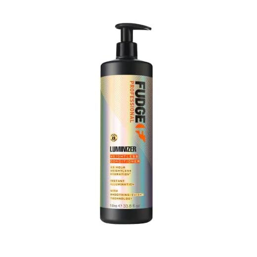 Fudge Professionell luminizer stärkande och utjämnande balsam salong storlek pumpflaska 1 000 ml