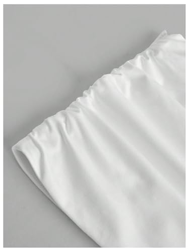 Image of Milumia Girl's 2 Pack Tube Top Ruched Strapless Sleeveless Bandeau Tops