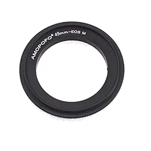 49mm-EOS M Macro Reverse Mount Adapter Ring,& for Canon EOS M Mount Mirrorless Camera M1 M2 M3 M5 M6 M10 M50 M100,Macro Shoot.
