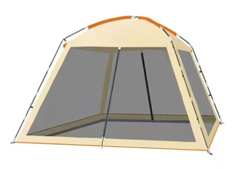 Venbytech for 10 x 10 ft. Mesh Net Wall Screen Dome in Khaki UV Protect for Camping