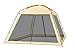 Venbytech for 10 x 10 ft. Mesh Net Wall Screen Dome in Khaki UV Protect for Camping
