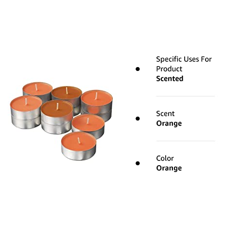 Ikea's Sinnlig Scented Tealight Candle, Tangerine Sunshine, Orange- (30 Pack) #TOP2