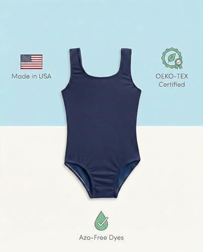 Image of Girls' UPF 50+ Swimsuit in One Piece by City Threads
