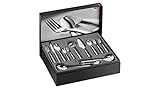 ZWILLING Senses Besteck-Set 68-teilig, Für 12 Personen, Spülmaschinengeeignet, 18/10 Edelstahl, Mattiert, Silber