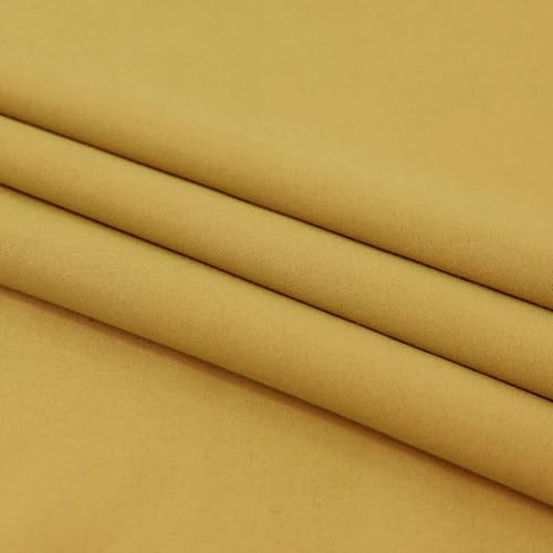 L.Z.E Non-See-Through Privacy Curtains 84 Inches Long 2 Panels Set, Light Filtering Curtains for Living Room Bedroom Doorway Divider, Gold Window Panels Grommet Top by L.Z.E - Used condition - Image 8