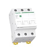 Schneider Electric 1334304 SCHN Wyłącznik nadmiarowy Resi9 3P C16A charakterystyka 6 kA, biały