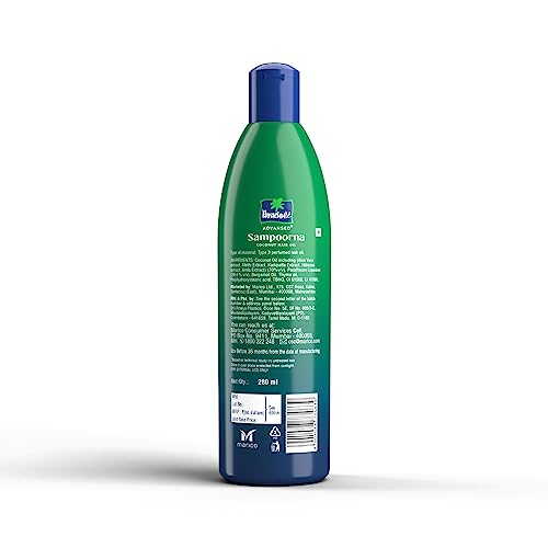 Parachute Advansed Sampoorna Coconut Hair Oil with 5 Herbs (Hibiscus, Curry Leaves, Methi, Amla & Aloe), For Long, Thick & Black Hair, 280ml - Image 4